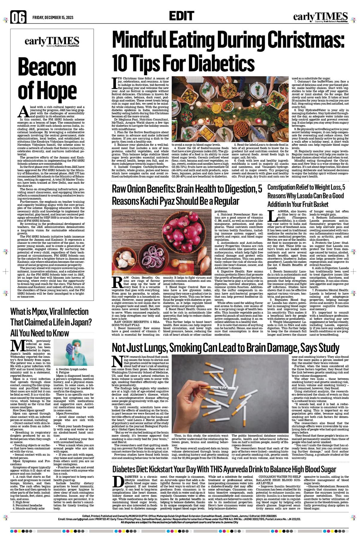 Early Times Leading Newspaper Jammu Kashmir, Latest News about Jammu & Kashmir